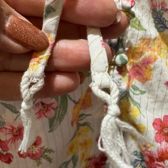 Boho Floral Women's Top with Yellow Accents Size 3X I.N. Studio Hippie Cottage - Picture 7 of 15